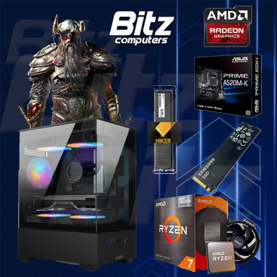 PC Ryzen 7 5700G - 8GB - 256GB - Coolers RGB