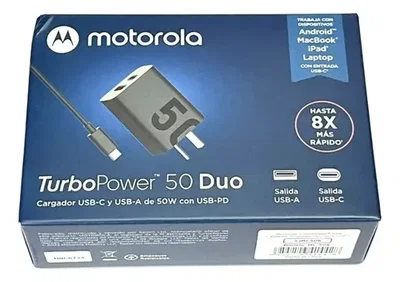 CARGADOR MOTOROLA TURBO POWER 50W DUO