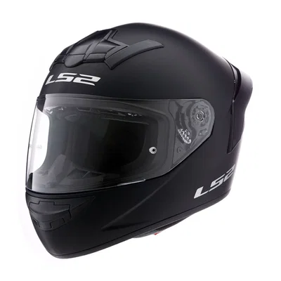 Casco LS2 352 Rookie Solid Negro / Mate  Mas aleron de regalo