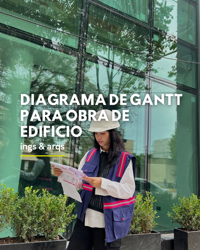 Diagrama de Gantt para Obra de Edificio