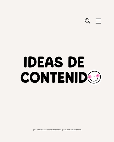Ideas de Contenido