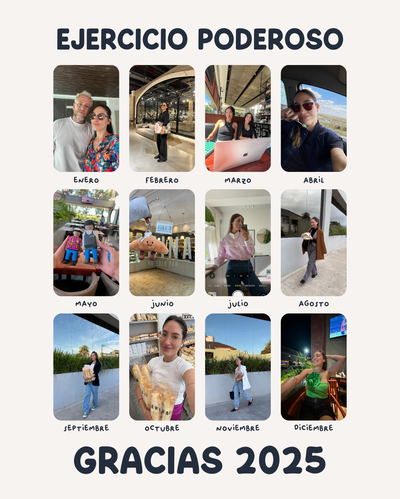 Plantilla Editable Gracias 2025