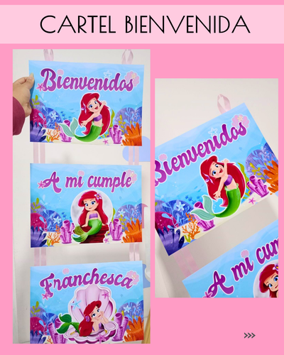 Cartel de bienvenida 
