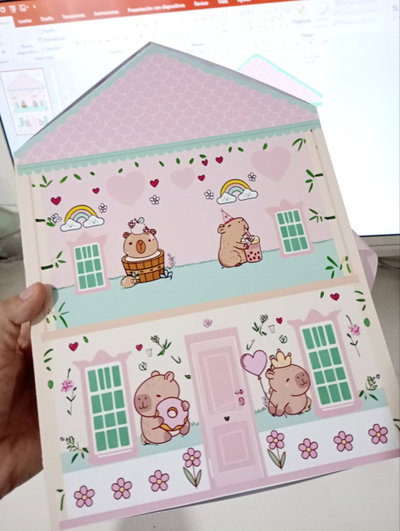 Calendario 12 días CAPIBARA CASITA 