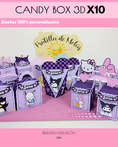 CANDY BOX x10 - KUROMI
