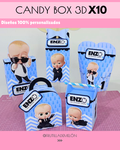 CANDY BOX x10 - JEFE EN PAÑALES 
