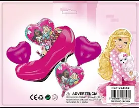 SET 5 GLOBOS DE BARBIE