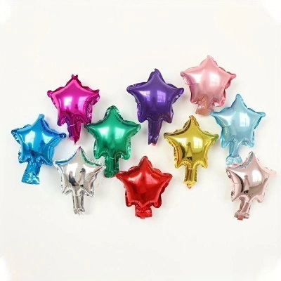 GLOBO ESTRELLA METALIZADA 12.5 CM