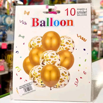 SET DE 10 GLOBOS 