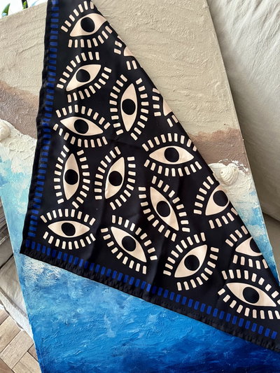 Pañuelo ojos azules 
