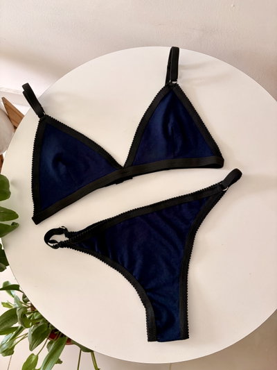 Conjunto Carmen azul 