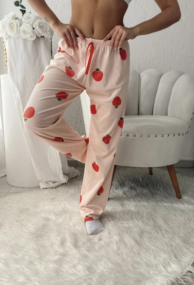 Pantalon Plush Frutilla