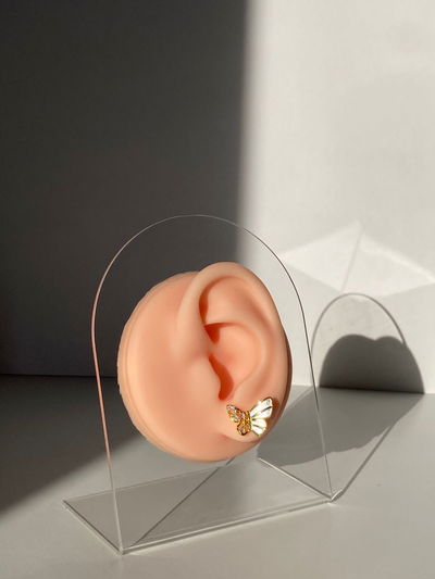 Aros de mariposa pasantes 