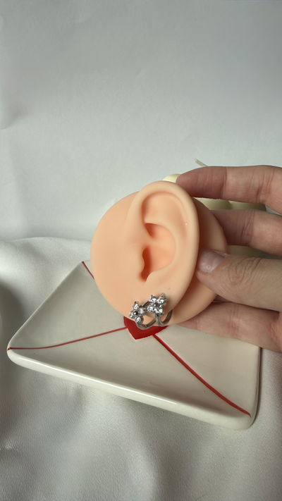 Argollitas mini flor