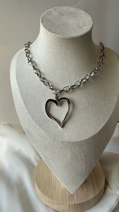 Collar maxi corazón 
