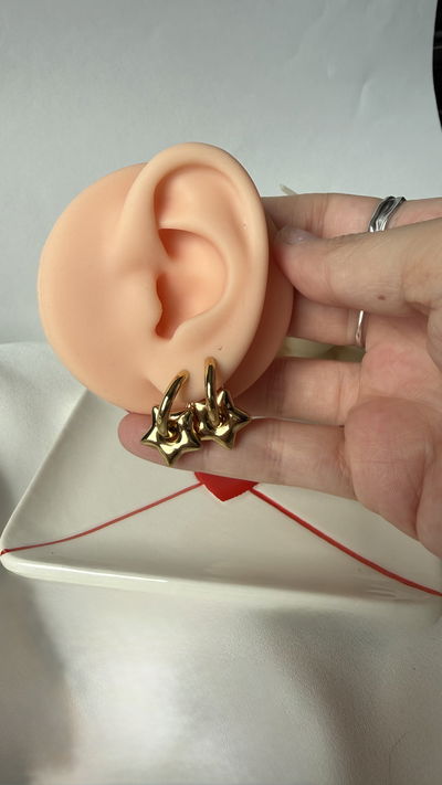 Aros estrella pasante 