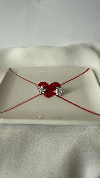 Aros pasantes de flor 