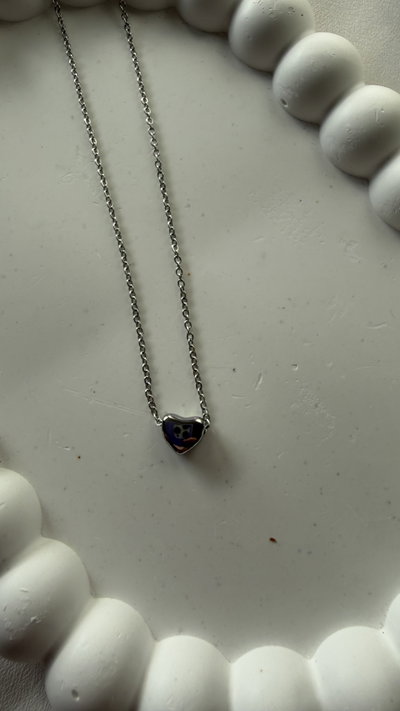 Collar mini corazón 