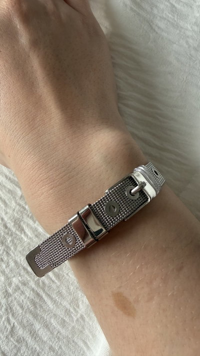 Pulsera cinto silver