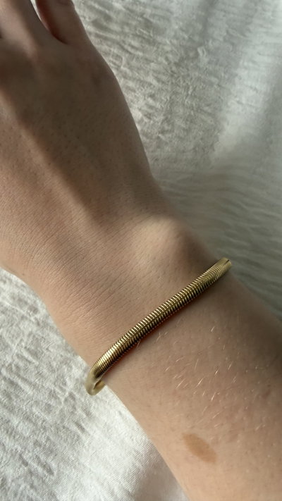 Pulsera plana gold