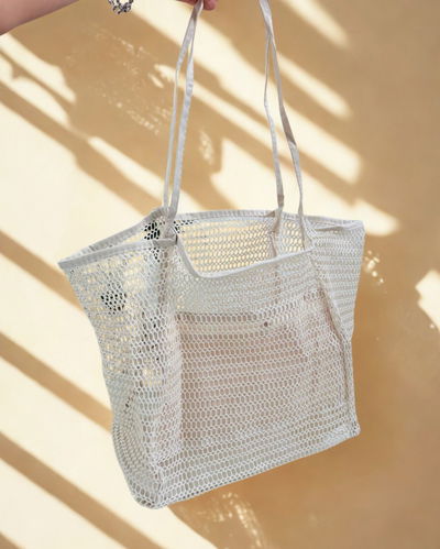 TOTE PLAYERA CAPRI CREMA