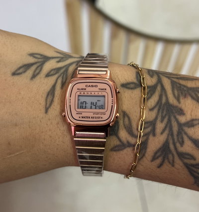 Reloj Casio Rosa gold 