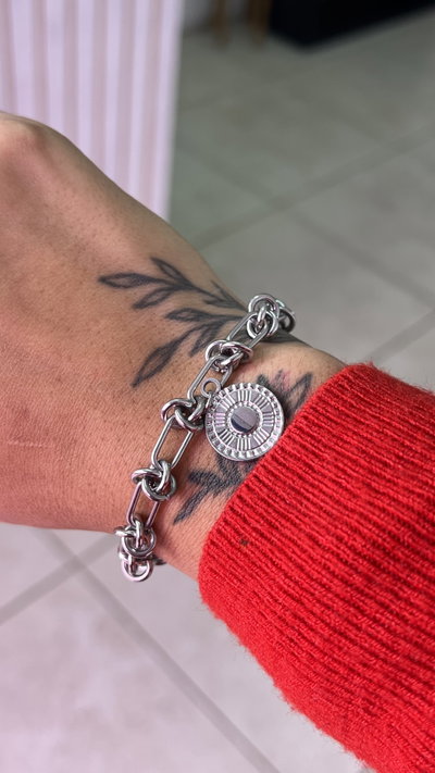 Pulsera acero nudo 