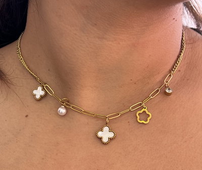 Collar trébol 
