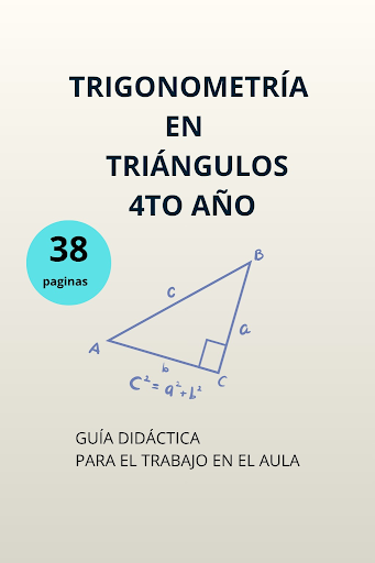 Trigonometría en Triángulos – 4.º Año