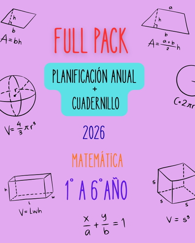 PACK COMPLETO - Planificación Anual 2026 + Cuadernillo del Alumno