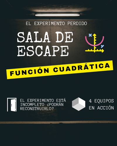 EL EXPERIMENTO PERDIDO — SALA DE ESCAPE MATEMÁTICA