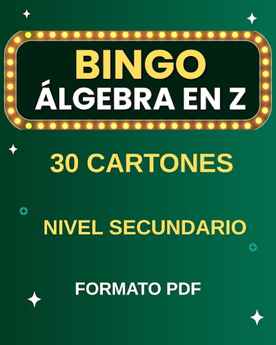 BINGO ALGEBRAICO EN Z