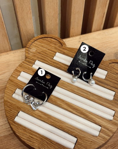 Aros de Acero Quirúrgico - Argolla y Dije