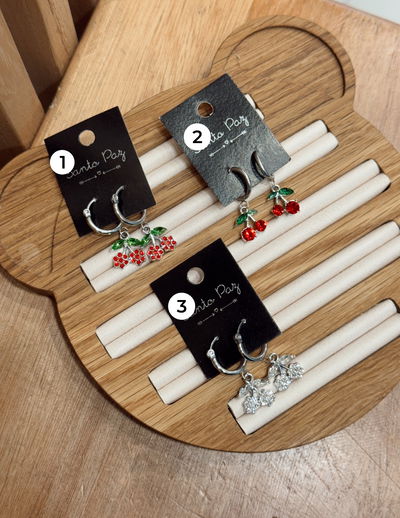 Aros de Acero Quirúrgico - Cerezas 1