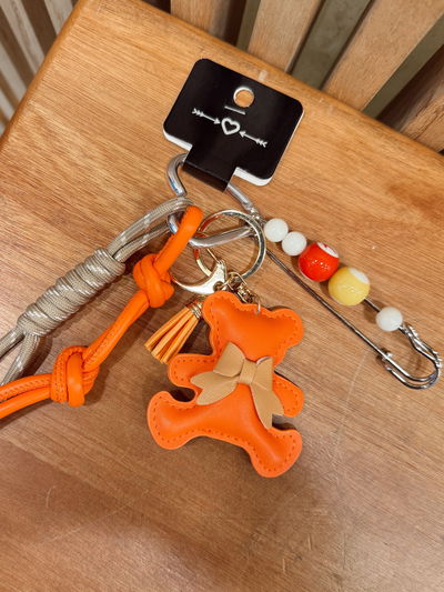 Llavero Oso con Moño