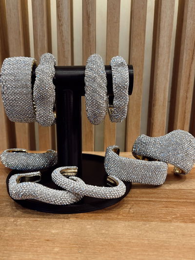 Pulseras Rigidas de Fiesta Strass 