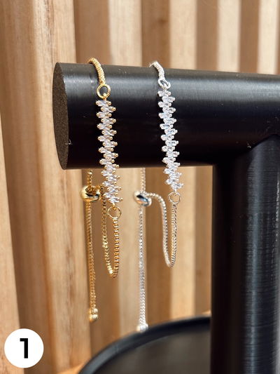 Pulseras Regulable de Strass 