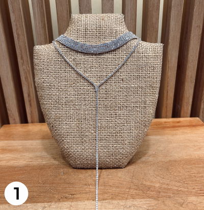 Choker Corbatero de Strass