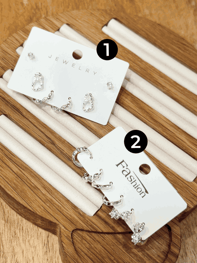 Aros de Cobre Pack x3 - Plateados