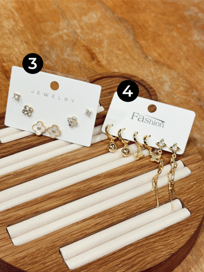 Aros de Cobre Pack x3 - Dorados