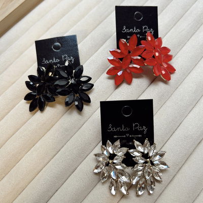 Aros de Acero Dorado - Pétalo 