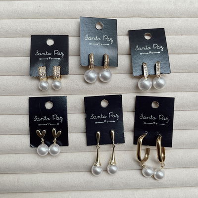 Aros de Acero Dorado - Diseño 1