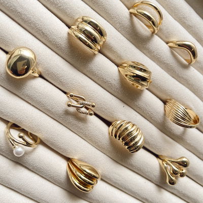 Anillos de Cobre - Dorados