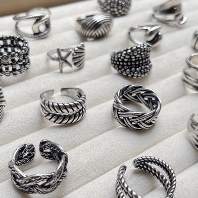 Anillos de Cobre - Cromado