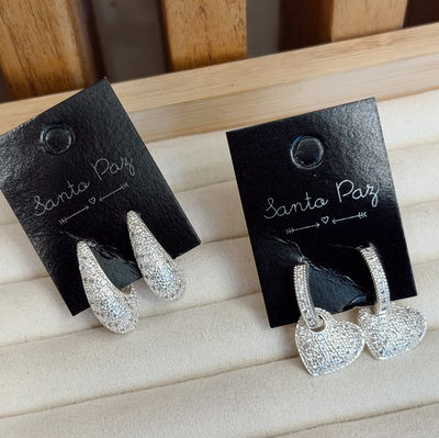 Aros de Acero Blanco NUEVOS