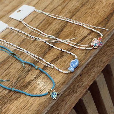 Collares de Hilo Regulables - Verano