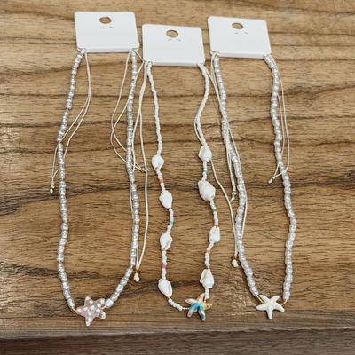 Collares de Hilo Regulables - Verano