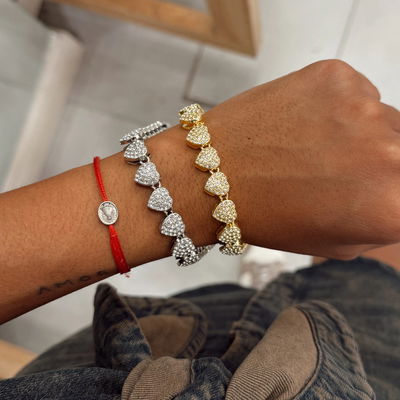 Pulsera de Strass - Corazón 