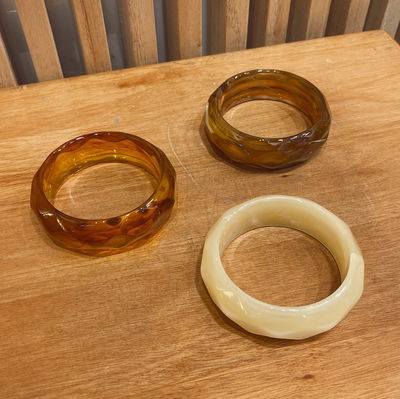 Pulseras de Acrílico - Tramada