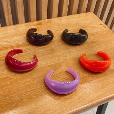 Pulseras de Acrílico - Abierta Ancho